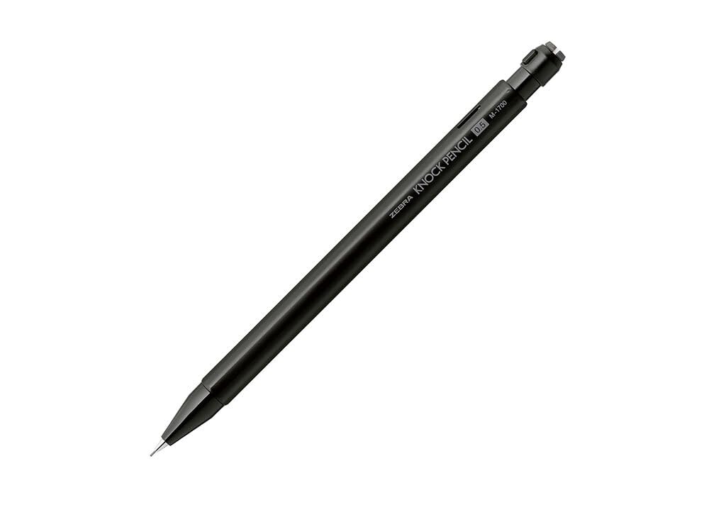 Zebra Knock Mechanical Pencil • 0.5 mm • Black [M-1700]