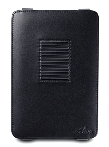 Acase Genuine Leather Flip Case for Kindle 3 (Keyboard) with Multiple Position Stand (Black)