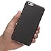 iPhone 6 Plus Case, iPhone 6s Plus Case, Thinnest Cover Premium Ultra Thin Light Slim Minimal Anti-Scratch Protective - for Apple iPhone 6 Plus 5.5 inch | totallee The Scarf (Black)