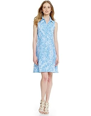 Calvin Klein Printed Shirt Dress, Serene/Mult