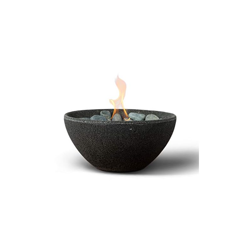 Terra Flame ODTTBSNGPH03 Table Top Fire Bowl, Graphite