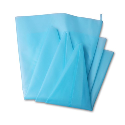 image for Delidge 3 Sizes Reusable New Silicone Cake Decoration Pastry Bags With