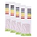 TUANTUAN 4 Packs PH Test Strips PH 1-14 Test Indicator Litmus Paper Strips Tester for Saliva Urine Water Soil Testing (320 Strips)thumb 1