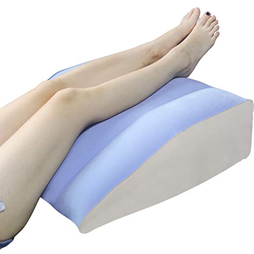 Inflatable Leg Wedge Pillow for Elevation，QDH Lightweight Leg Elevation