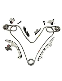 Evergreen TK21235 Kit de cadena de sincronización para Ford Edge Taurus Lincoln Mkz V6 3.5 3.7L Duratec