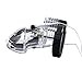 YiFeng Male Electro Chastity Cage Device Belt Cuff Ring Men Bondage 57 (Clear)