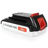 FLAGPOWER Black & Decker LBXR20 20V MAX Lithium Replacement Battery 40Wh 2.0Ah for Black & Decker LBXR20 LB20 LBX20 LBXR2020-OPE LB2X4020