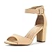 DREAM PAIRS Women's HHER Low Heel Pump Sandals