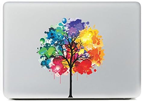 CoSopo Colorful Tree 13 inch Laptop Notebook Skin Sticker Cover Vinyl Decal Protector for Apple Macbook Pro &amp; Air 13 inch Any Unibody 13 inch Latop