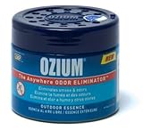 Ozium Smoke & Odors Eliminator Gel. Home, Office and Car Air Freshener 4.5oz (127g), Outdoor Essence Scent (1)