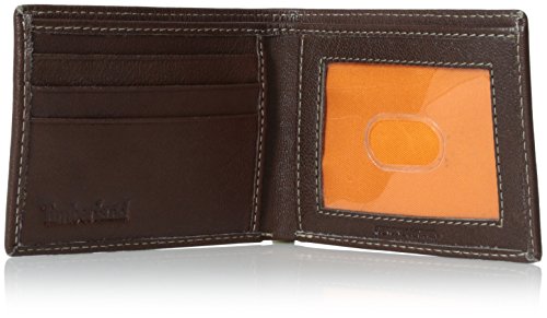 Timberland Men's Blix Slimfold Wallet, Brown, One Size