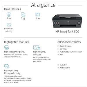 hp ink tank 500 printer