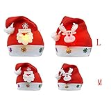 LED Christmas Hat 4 pack