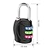 ZHW Combination Lock 3 Digit Padlock for School, Gym & Sports Locker,Luggage Suitcase Baggage Locks (4 Pack Black)