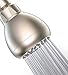 High Pressure Shower Head - 3 Inch Anti-clog Anti-leak Showerhead - Adjustable Metal Swivel Ball Joint with Filter - Ultimate Shower Experience Even at Low Water Flow and Pressure (Brushed Nickel)