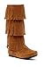 Charles Albert Women's 3-Layer Fringe Moccasin Boot