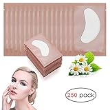 Adecco LLC 50Pair Under Eye Pads Patch Taps for DIY False Eyelash Lashe Extension Makeup (250p)