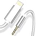iUKUS Aux Cable for Phone 7,Phone 3.5mm Aux Adapter Audio Jack Cable Car Aux Cord Compatible with Phone 7 7+ 8 8+ X XR XS XS Max (Silver)