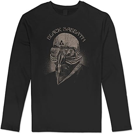 Men's Black Sabbath Iron Man O-Neck Long-Sleeves Tee Shirt