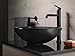 Delta Trinsic Vessel Sink Matte Black Bathroom Faucet 1 Hole, Single Hole Bathroom Sink Faucet for Vanity, Matte Black 759-BL-DST