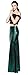 Shiny Night Out Party Costume Mermaid Maxi Long Fancy Skirt with Design Green XL