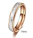 SunnyHouse Jewelry His or Hers Matching Set Heart Beat Chart Titanium Couple Wedding Band Ring