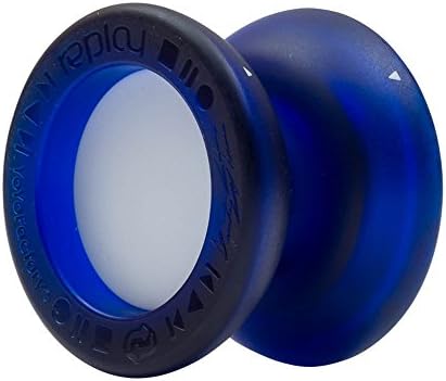 YOYOFACTORY Replay Pro Yo-Yo -Unresponsive Yo-Yo (Trans Blue with White Caps)