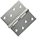 Commercial 3.5" X 3.5" Square Corner Hardware Stainless Steel Door Hinges,2-Pack