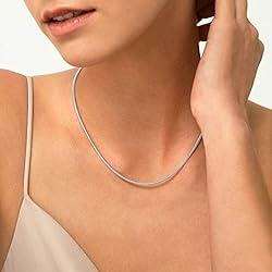 YANODA Herringbone Necklace for Women,14K Gold