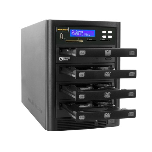 Aleratec Direct V2 DVD CD Flash Copy Tower Optical Drives 310109 Black - Thumbnail 3