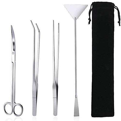 Aquarium Tools, Aquatic Plants Stainless Steel Tool - 4 in 1 ...