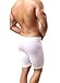 Men's Cool Dry Compression Base Layer Capri Tights Shorts with Drawstring L,White
