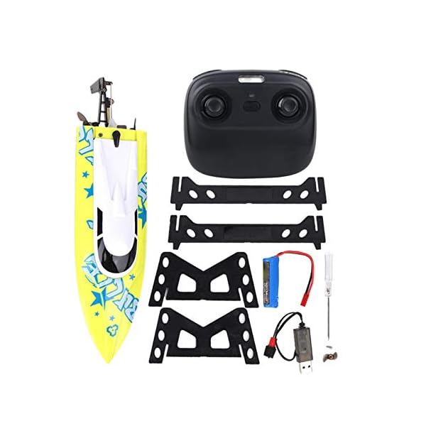Demeras RC Boot 2,4 GHz Wasserdicht RC Boot Spielzeug Yacht Elektrospielzeug Kinder Schiff Fahrzeugmodell für Kinder…