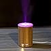 150ml Aromatherapy Essential Oil Diffuser,Ultrasonic Aroma Humidifier (Up to 8H Use, Mist Control, Waterless Auto Shut-Off, 4 Timer Settings, 7 Color LED Lights) by Wasserstein (Bamboo)