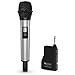 Fifine 20 Channel UHF Handheld Wireless Microphone For Church, Home Karaoke, Business Meetings. Easy To Set Up.(K035)