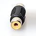 EKYLIN Female to Female RCA Coupler Joiner Adapter - Convert Male to Female - Wholesale Pack of 5 PCS