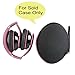 co2CREA Hard Travel Case Replacement for Matte Finish Premium Rechargeable Wireless Bluetooth Over Ear Headphones Foldable Headset (Black Case + Pink Zipper)