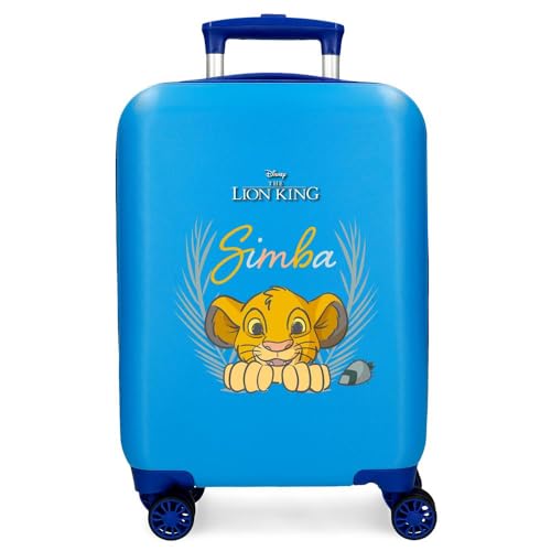 Il bagaglio a mano mimetico Simba con combinazione laterale e 4 ruote è realizzato in ABS, un materiale rigido e leggero.