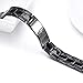 Elelife Easter Present Stainless Steel Christ Cross Bible Bracelet for Women and Men Black Bangle