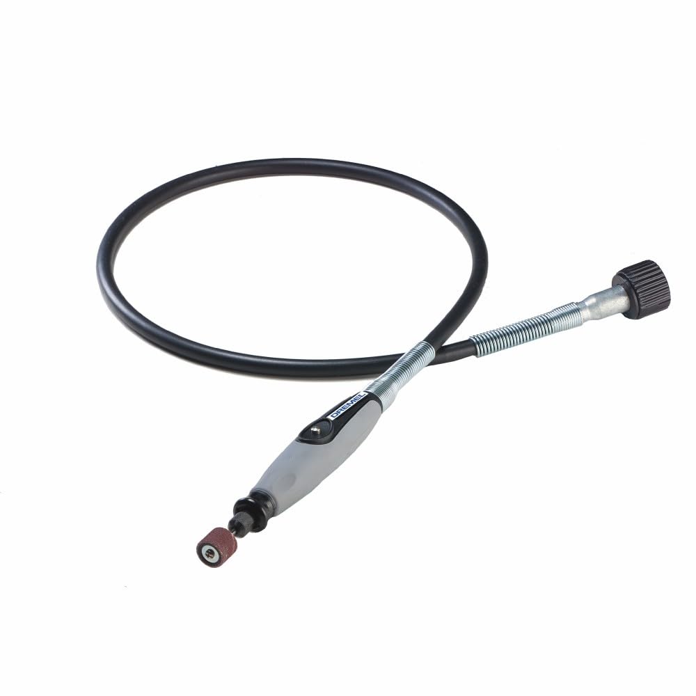 Dremel Flex Shaft Rotary Tool Attachment with Comfort Grip and 36” Long Cable - Engraver, Polisher, and Mini Sander- Ideal for Detail Metal Engraving, Wood Carving, and Jewelry Polishing, 225-02