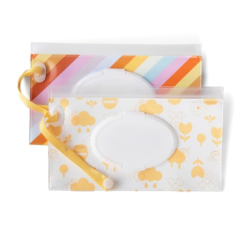 Disney Baby by J.L. Childress Reusable Wet Wipes Case Pouch - Refillable Baby W…
