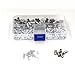 Ohaha 100pcs Road Mountain Bicycle Bike Alloy Brake Cable End Tips Crimps Ferrules Caps Silver Tone W 100pcs Bike Brake Cable caps