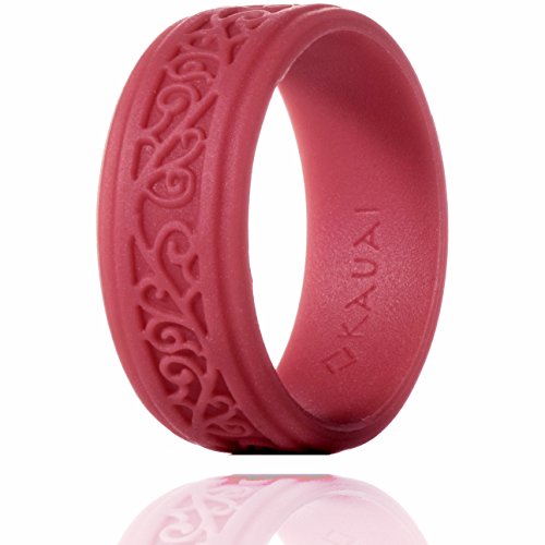 KAUAI - Silicone Wedding Rings - Largest Leading Brand, from The Latest Artist Design Innovations to Leading-Edge Comfort: Pro-Athletic Ring Elegance Collection for Men and Women