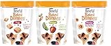 Purina Beneful Baked Delights Dog Snacks 3 Flavor Variety Bundle: (1) Purina Heartfuls With Apple Flavored Filling & Real Bacon, (1) Purina Snackers With Peanut Butter & Cheese Flavors, and (1) Purina Hugs With Beef and Cheese, 8.5 Oz. Ea.