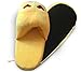 Emoji Slippers - Heart Eye - Cartoon Cute - Warm Cozy Soft and Funny Comfort - Slip Grip Bottoms Slipper