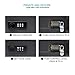 Audiology 48 Slot Key Lock Box Combination Lock Wall Mounted Key Cabinet with Key Tags - Steel Key Storage Lock Box