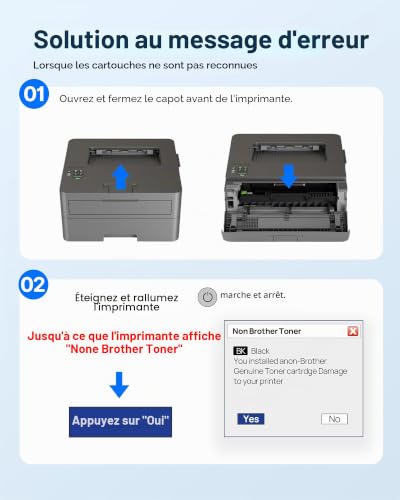 TN2510XL TN-2510XL HL-L2400DWE Toner Cartridge Compatible with Brother TN-2510 XL TN2510 XL for HL-L2400DWE DCP-L2620DW MFC-L2800DW MFC-L2827DW HL-L2445DW DCP-L2660DW MFC-L2860DW (Black 2 Pack