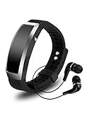 Spy Gadget Spy Voice Recorder WristBand - 8GB USB Digital Audio Voice Recorder Portable Recording Device-USB Audio Recorder-No Flashing Light When RecordingUse as Dictaphone-Windows and Mac