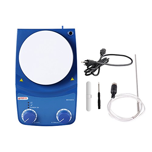 Four E's Scientific 5 inch 50-1500rpm Lab Magnetic Hotplate Stirrer - Thumbnail 6