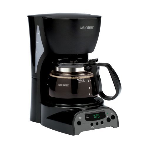 Black Coffee 4-cup Programmable Coffee Maker by AytraHome